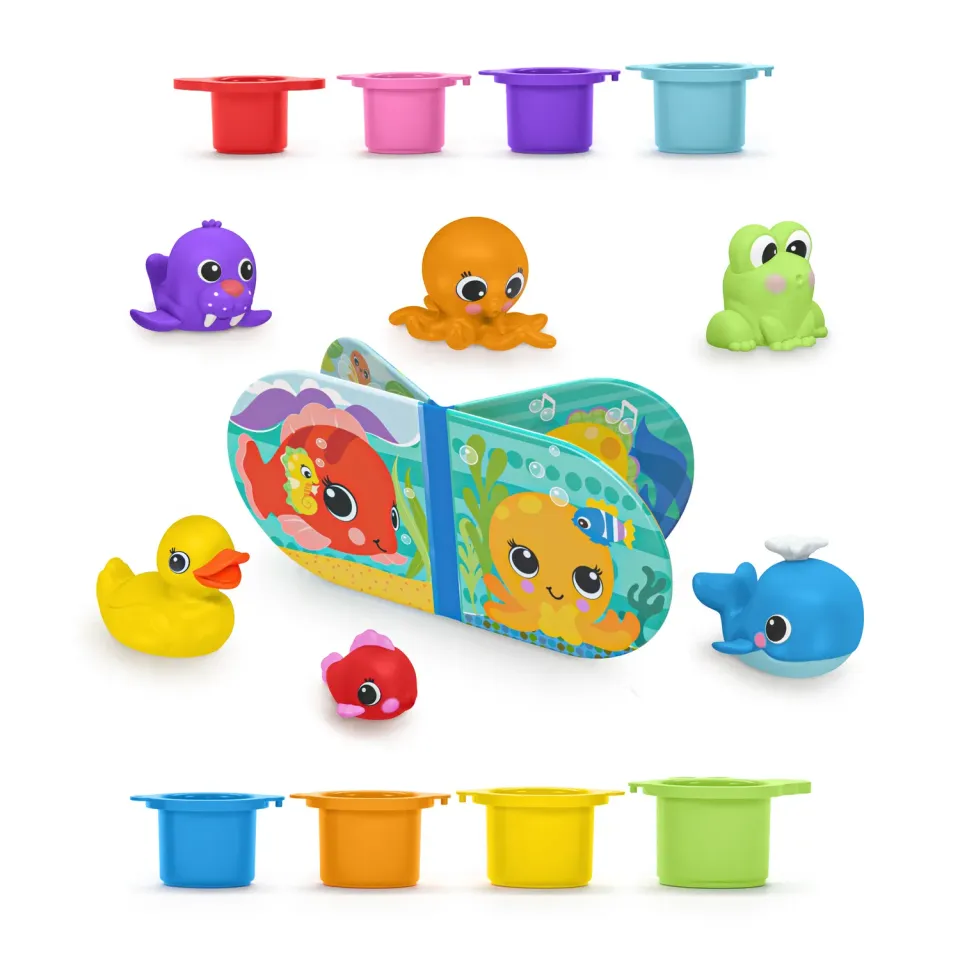 Bright Starts Splash Splash Badeset 15tlg mit Bechern