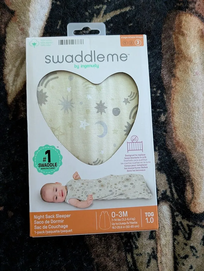 SwaddleMe Celestial Dance Babyschlafsack Baumwolle 0-3 M