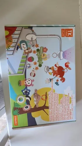 TUMAMA Baby Mobile mit Projektor schwarz-weiß Sternenhimmel