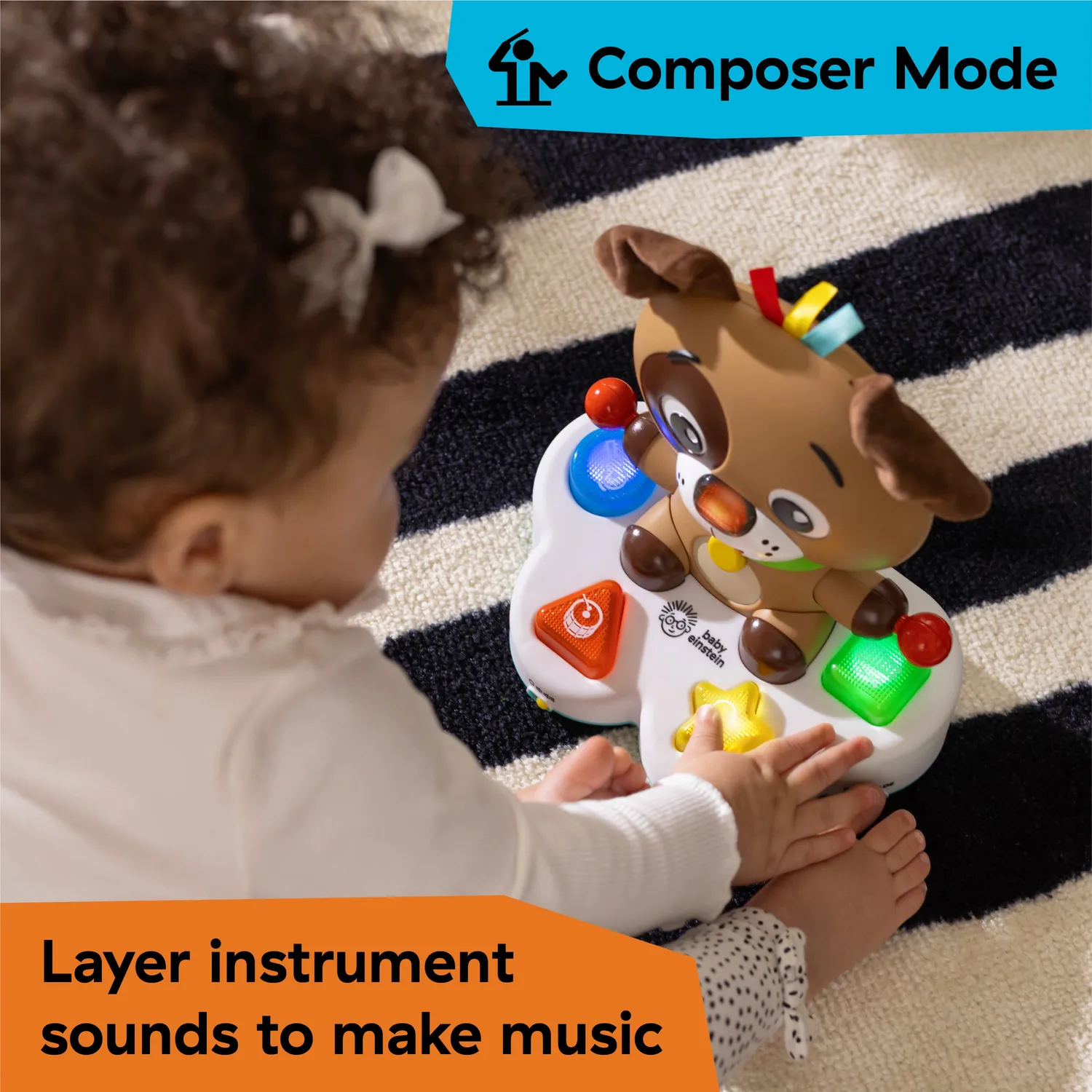 Baby Einstein Drum & Learn Dean Lernspielzeug 4 Sprachen