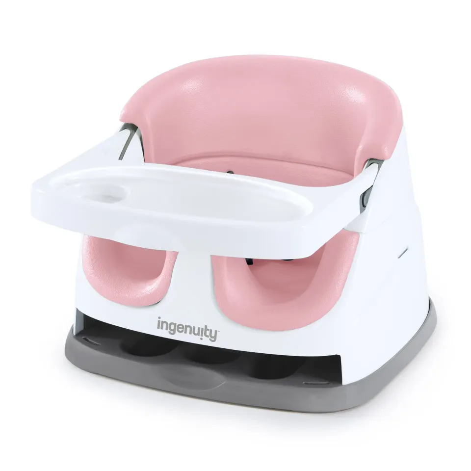 Ingenuity Baby Base 2-in-1 Sitzerhöhung Peony mit Tablett