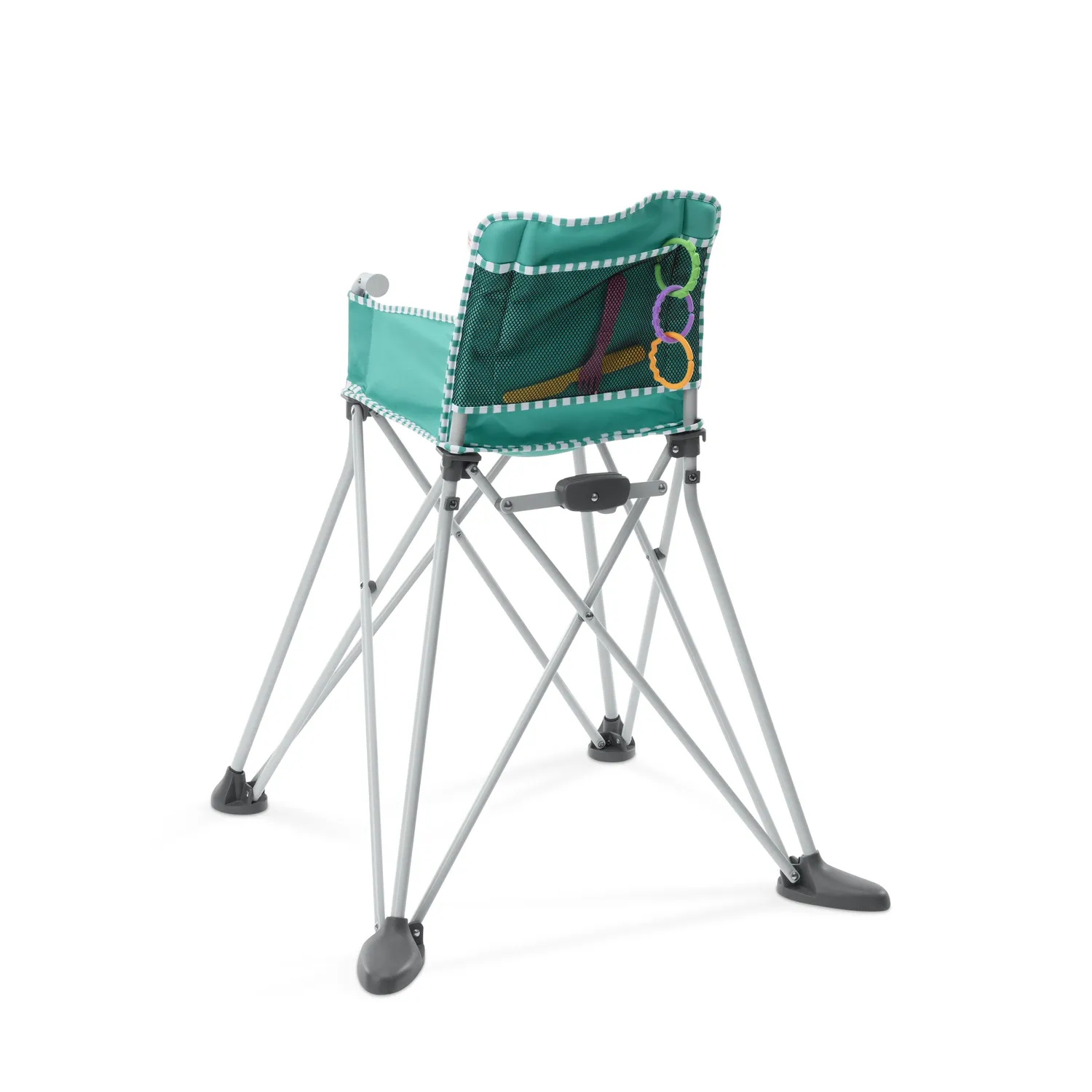 Bright Starts Pop 'N Dine Hochstuhl tragbar teal faltbar