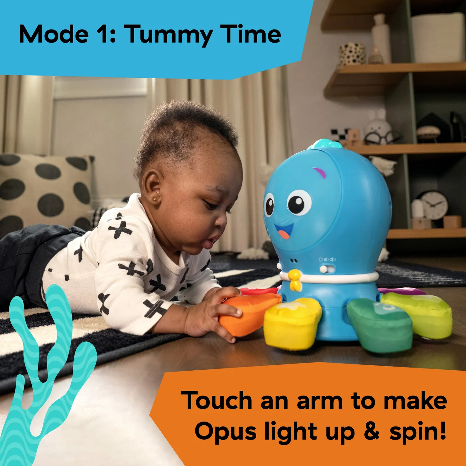 Baby Einstein Ocean Explorers Go Opus Go 4-in-1 Krabbelspielzeug