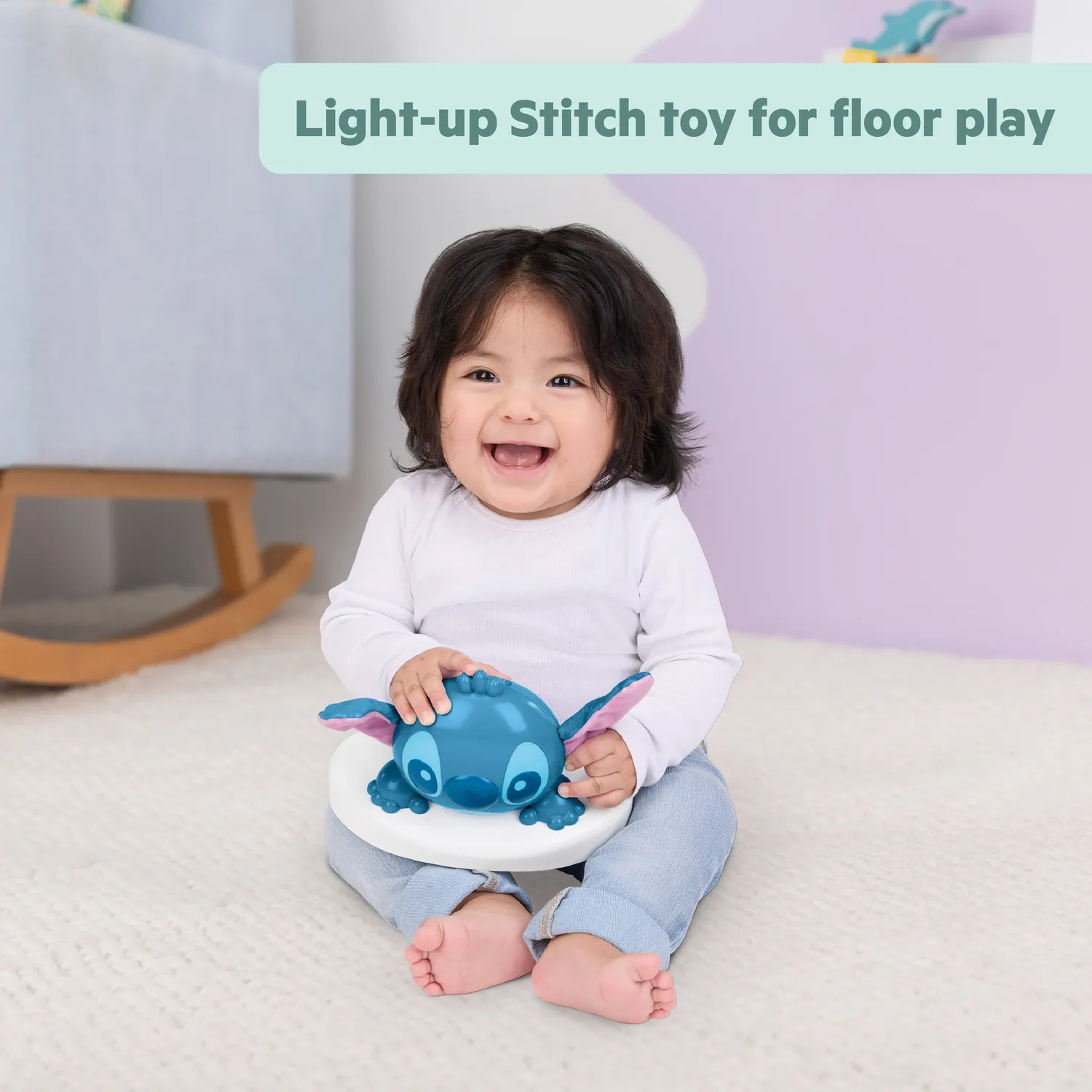 Bright Starts Little Ohana Stitch Babyhopser mit Musik