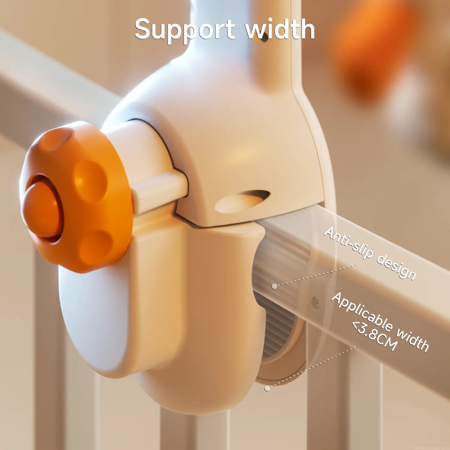 TUMAMA Baby Mobile mit Projektor schwarz-weiß Sternenhimmel