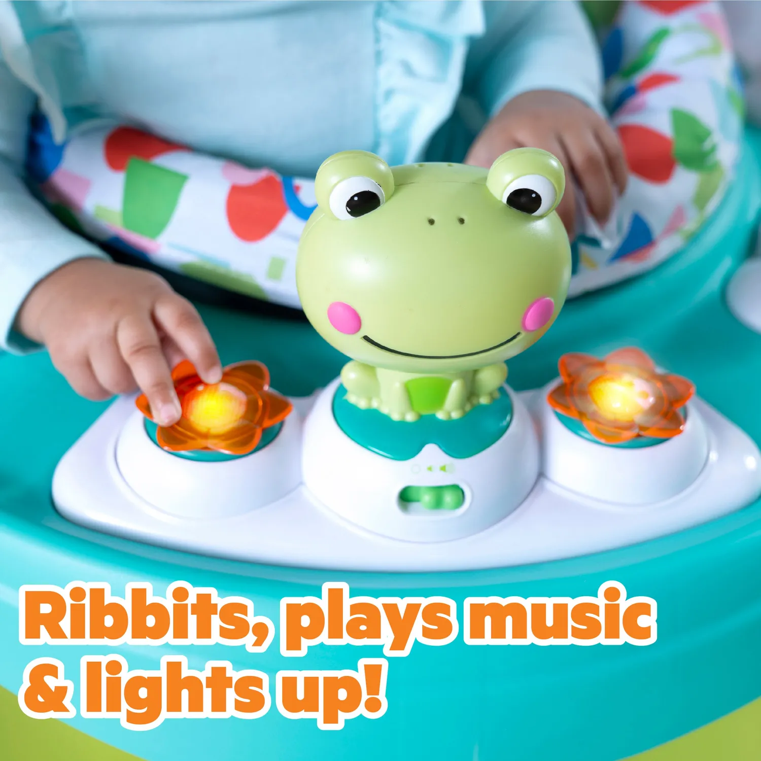 Bright Starts Bounce Bounce Baby 2-in-1 Spielcenter Playful Pond mit Tisch
