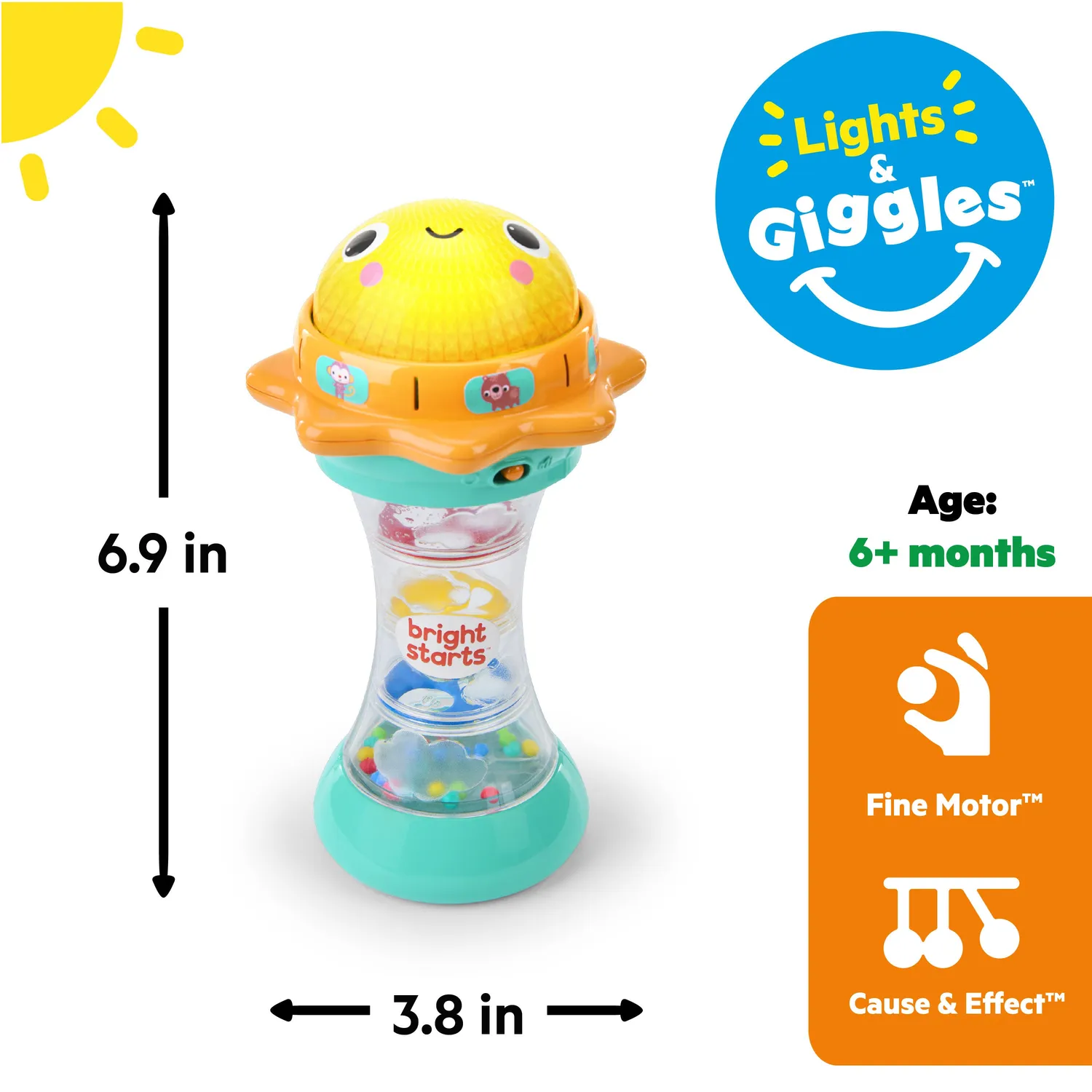 Bright Starts Just for Sun Taschenlampe mit Melodien