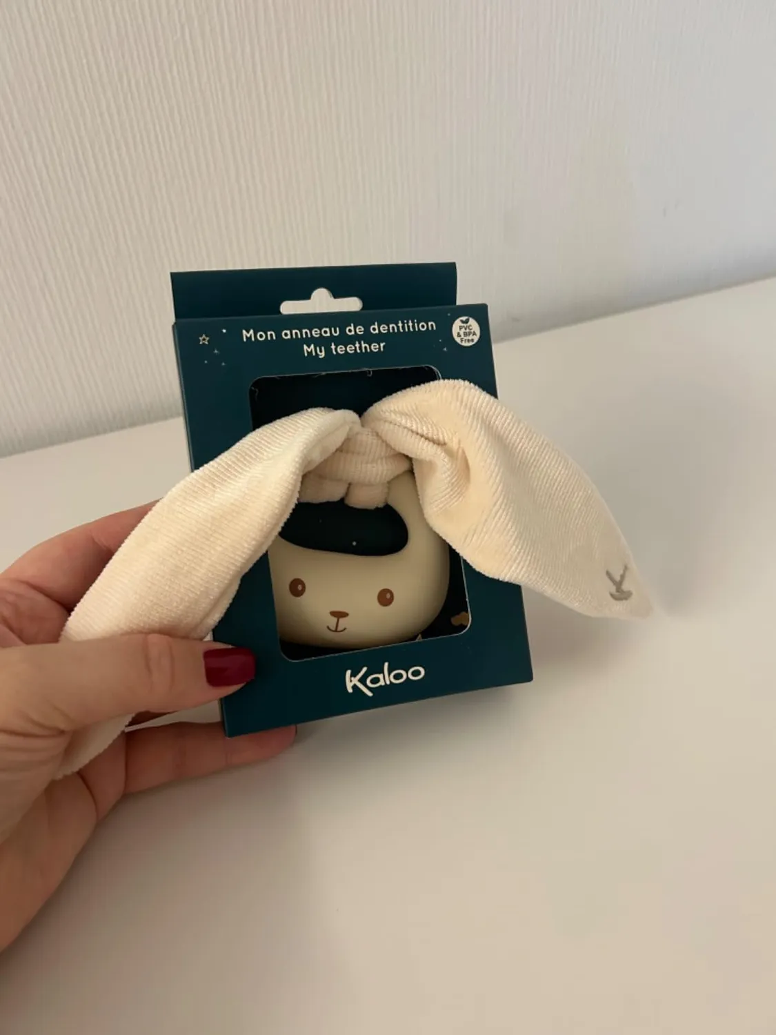 Kaloo Lapinoo Beissring Hase Silikon Ockerfarben