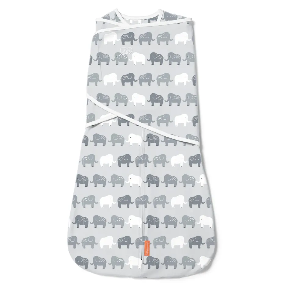SwaddleMe Arms Free Pucksack 3-6 Monate Elefant 1er