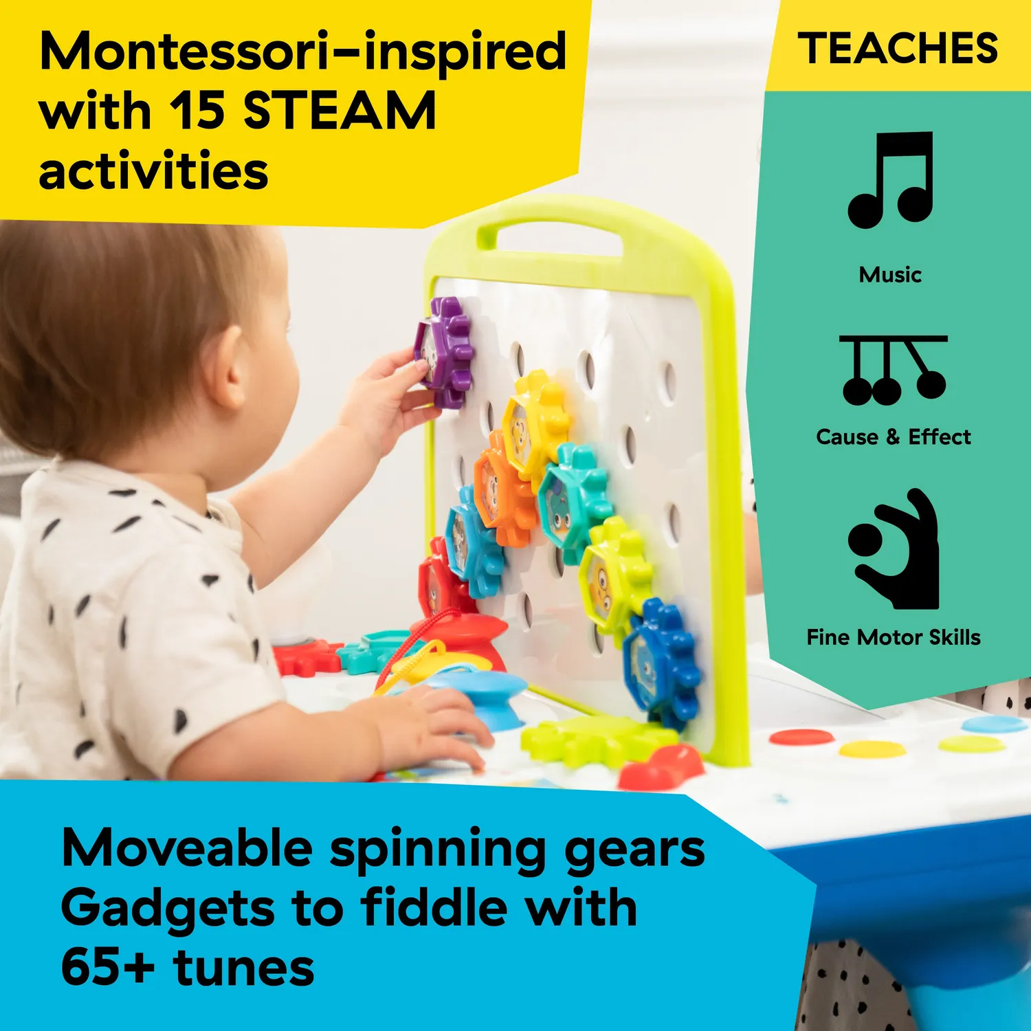 Baby Einstein Curiosity Table Spieltisch STEAM 2-seitig