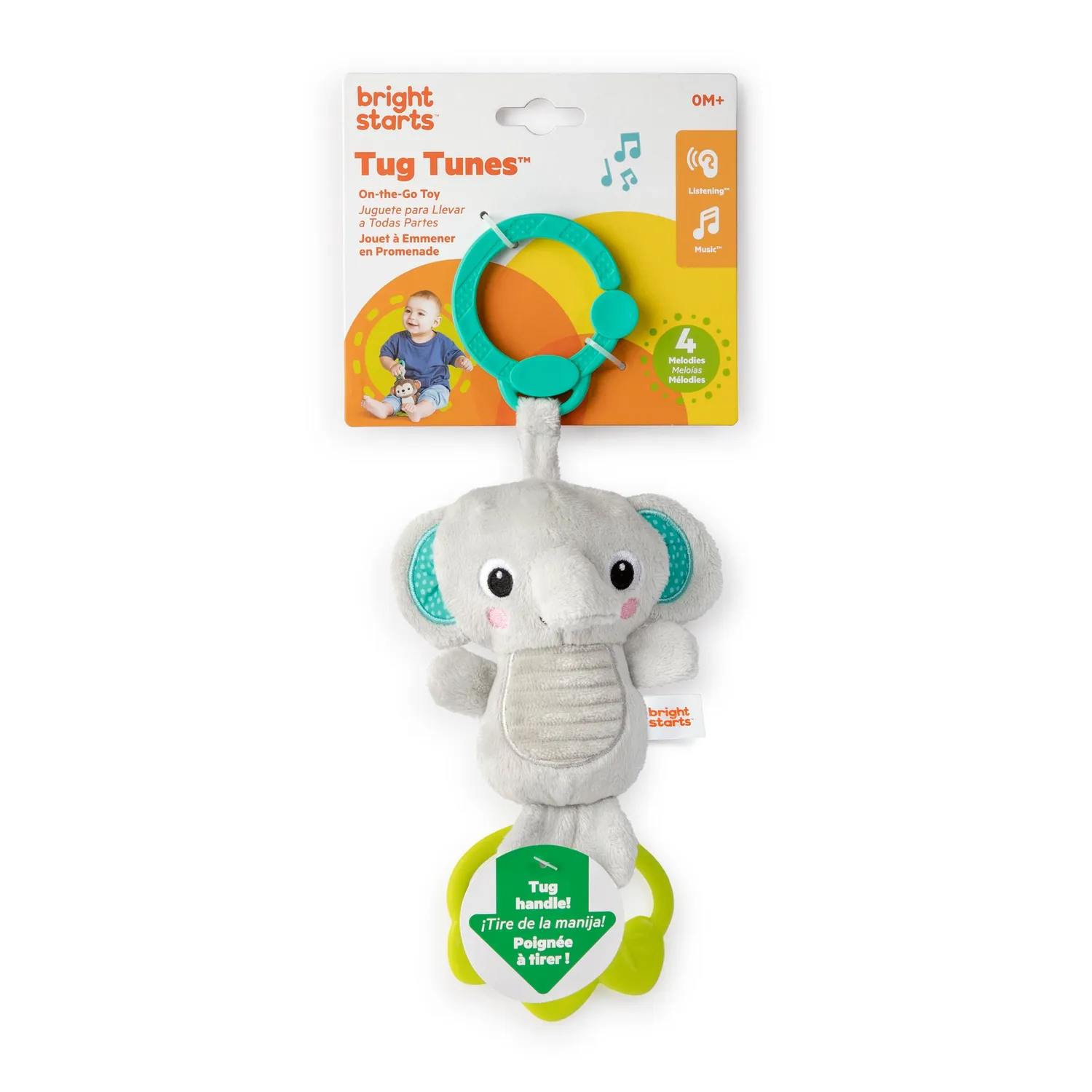 Bright Starts Tug Tunes Anhänger Elefant Musik