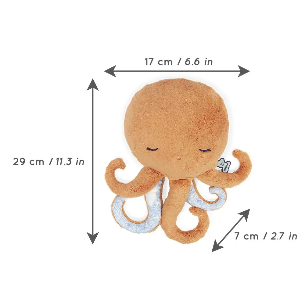 Kaloo Petit Calme Oktopus Kuscheltier-Wärmflasche orange 29 cm Lavendel