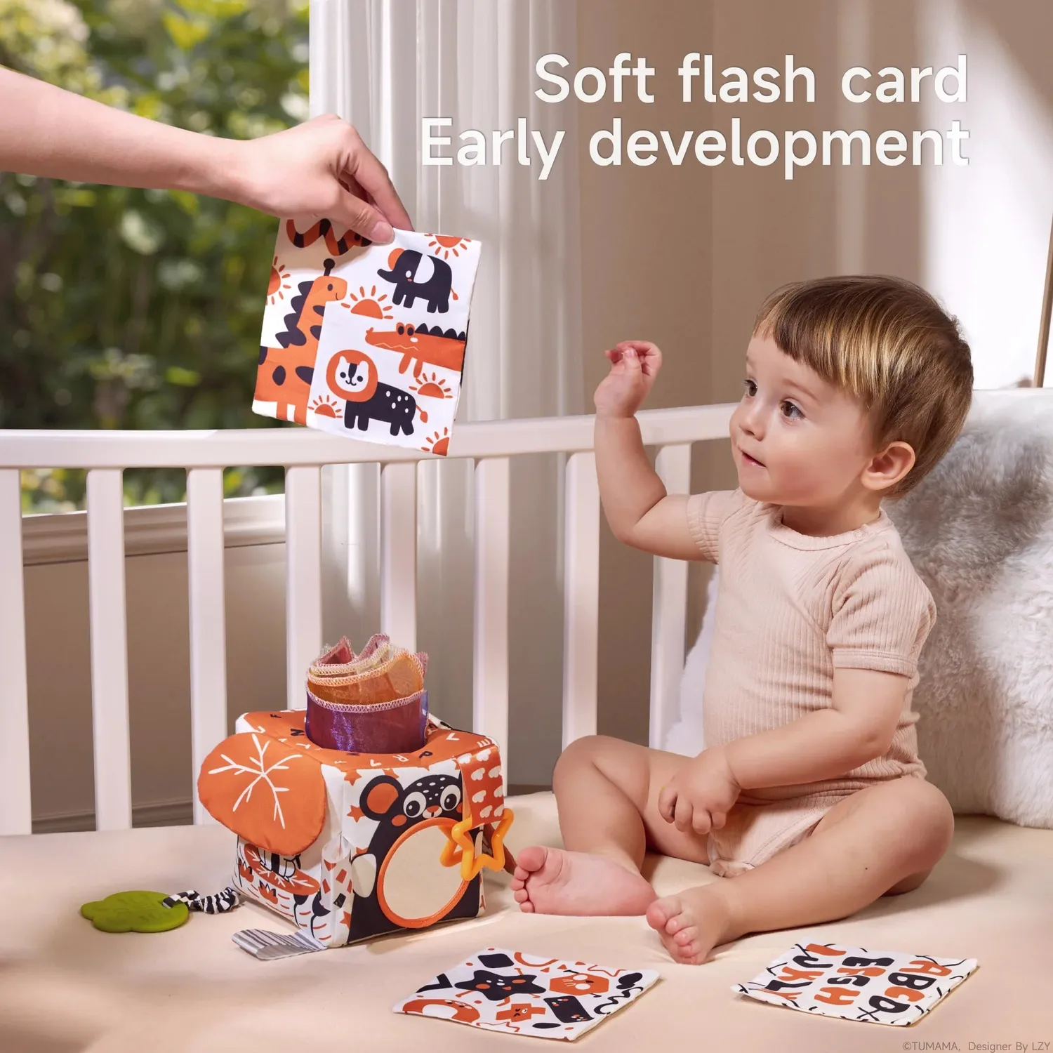 TUMAMA Tücherbox Babyspielzeug Montessori