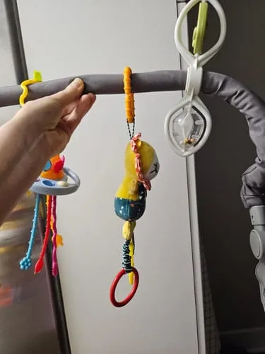 TUMAMA Hängespielzeug Set 4 Rasseln Tiere Plüsch