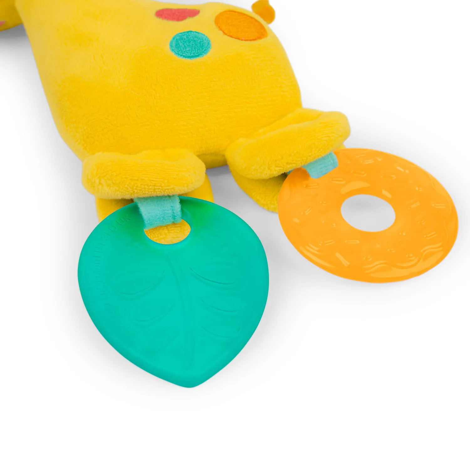 Bright Starts Safari Soother Rassel mit Beißring Giraffe