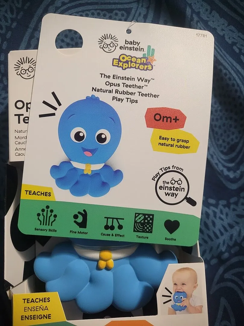 Baby Einstein Opus Beissring Naturkautschuk Oktopus ab 0 Monaten