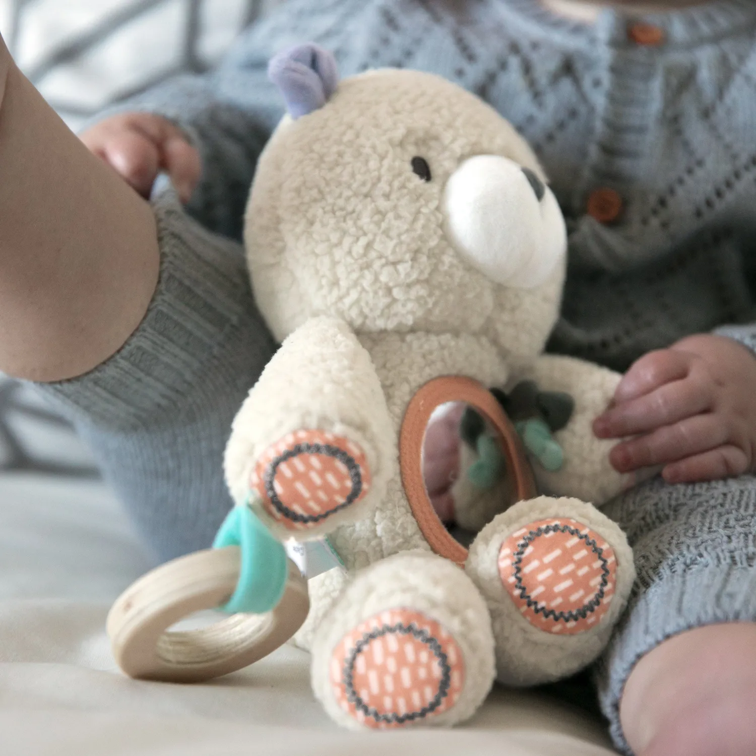 Ingenuity Nate Teddy Aktivspielzeug Plüsch ab Geburt