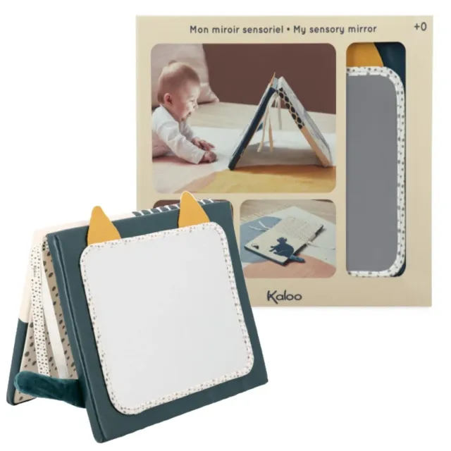 Kaloo Stimuli K227001 Babyspiegel mit 4 Sinnesflächen