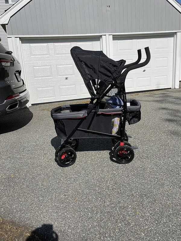 Summer by Ingenuity 3Dlite Wagon Bollerwagen rot-schwarz