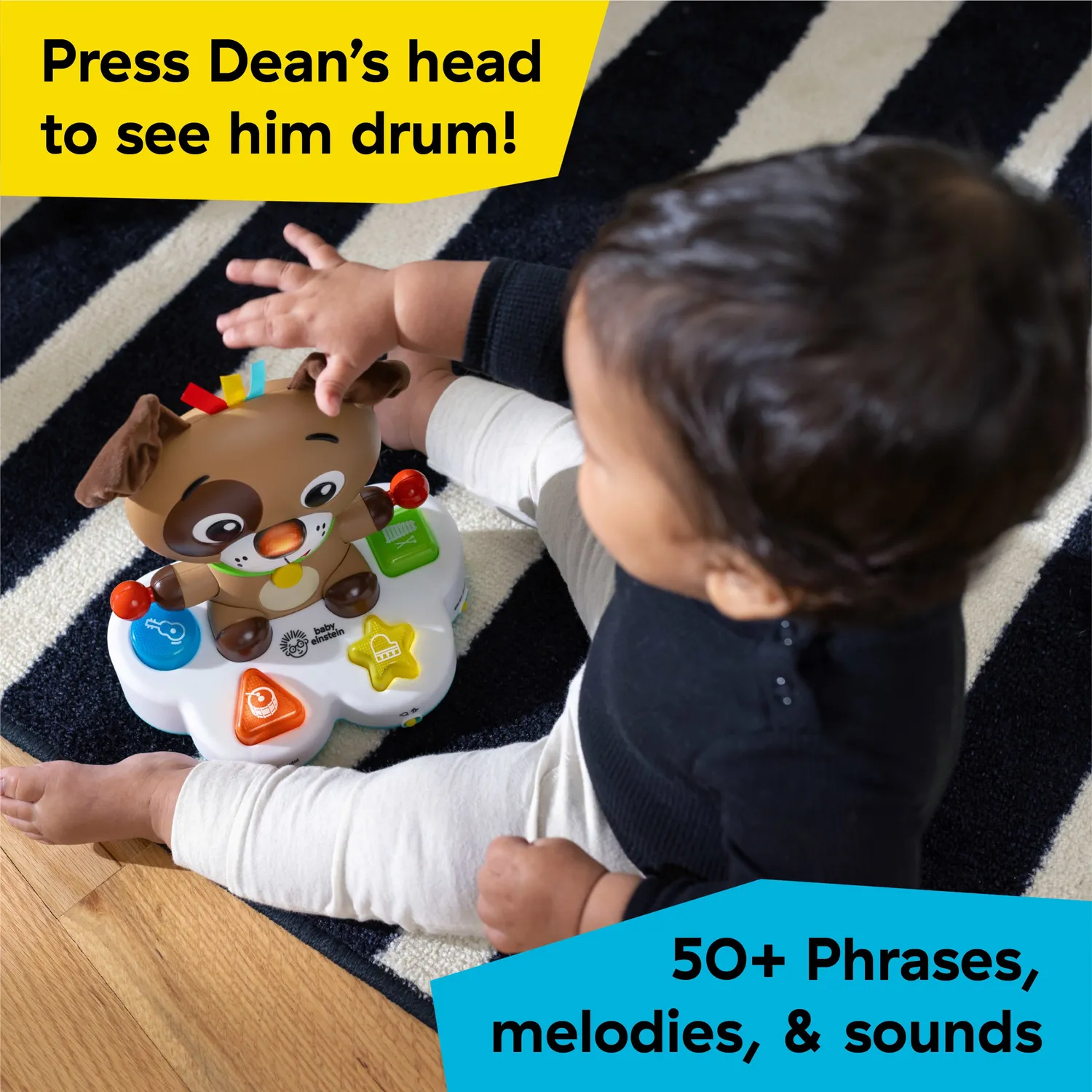 Baby Einstein Drum & Learn Dean Lernspielzeug 4 Sprachen