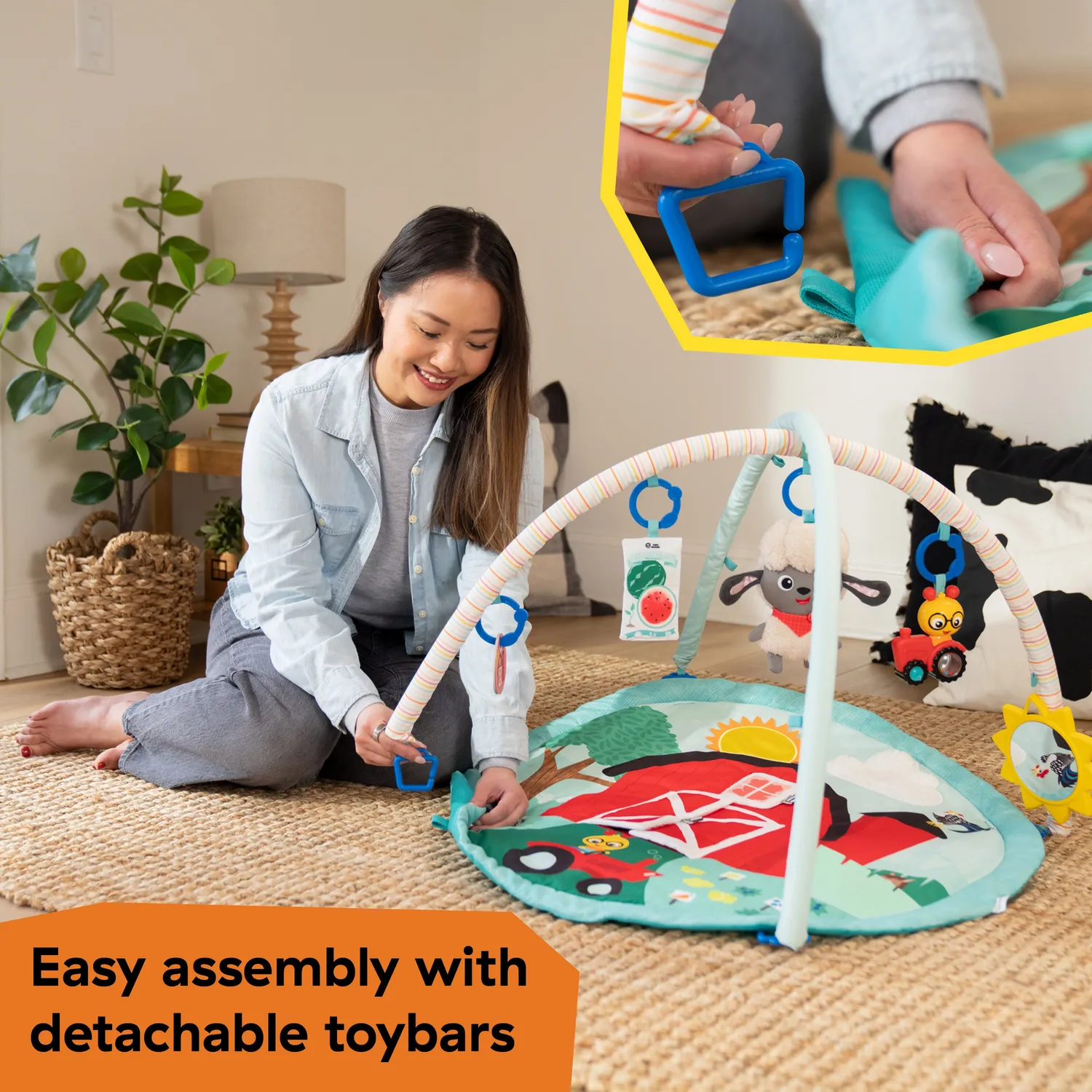 Baby Einstein Farm Explorers Spielbogen Bauernhof waschbar