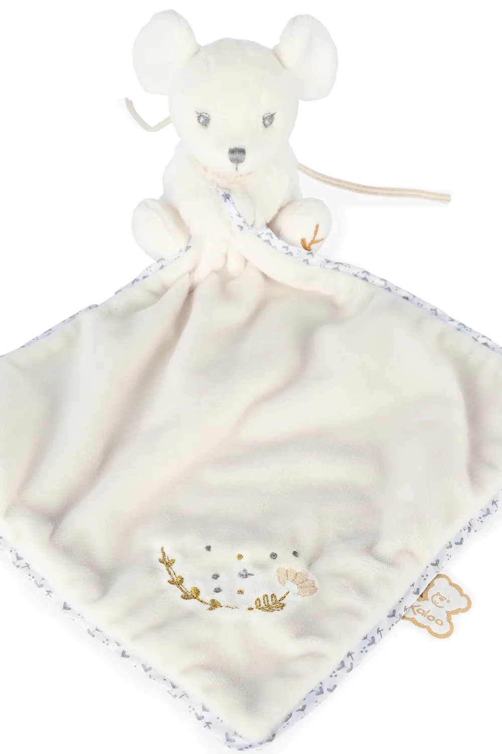Kaloo Perle Maus Kuscheltier 20 cm creme Geschenkbox