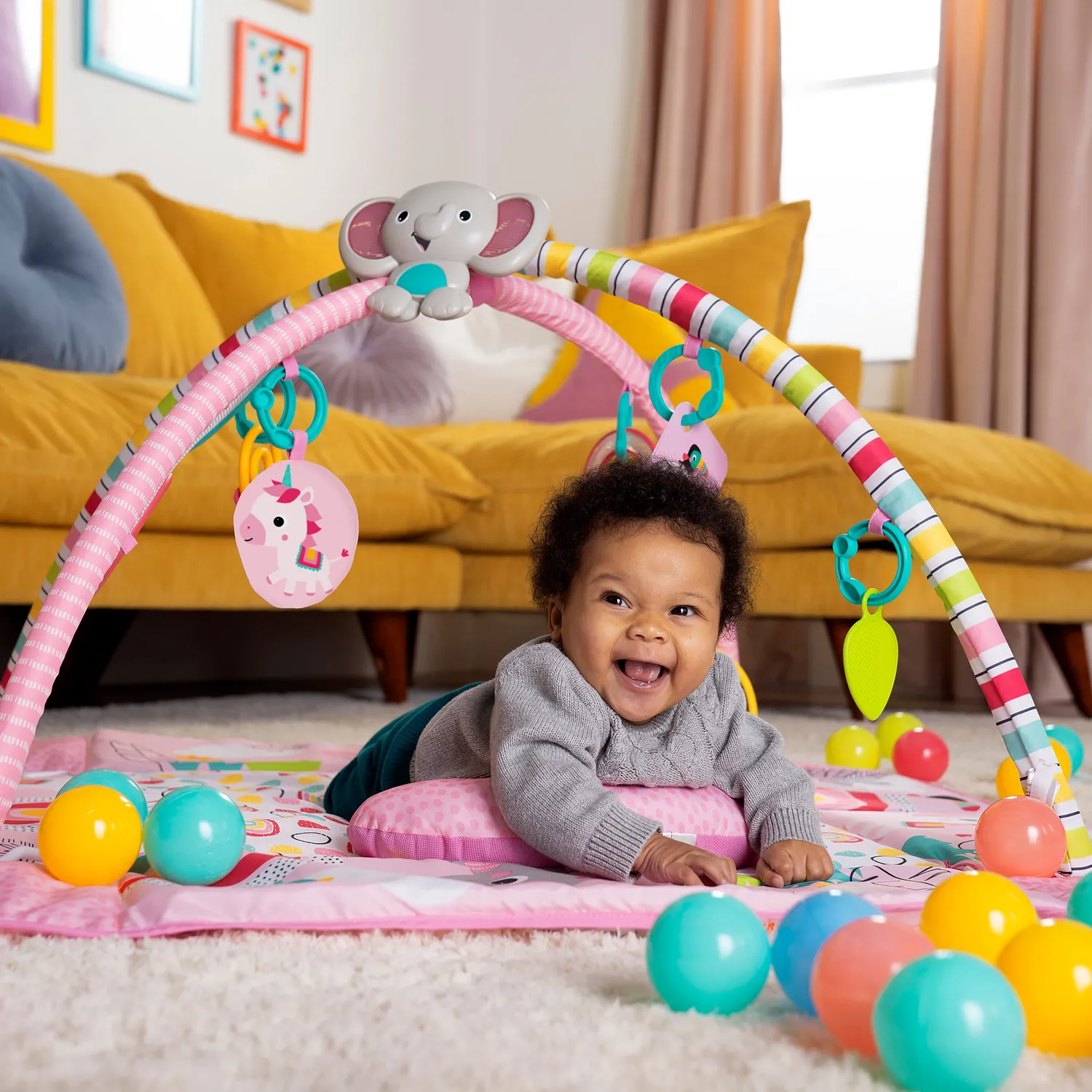 Bright Starts 5-in-1 Your Way Ball Play Bällebad Regenbogen