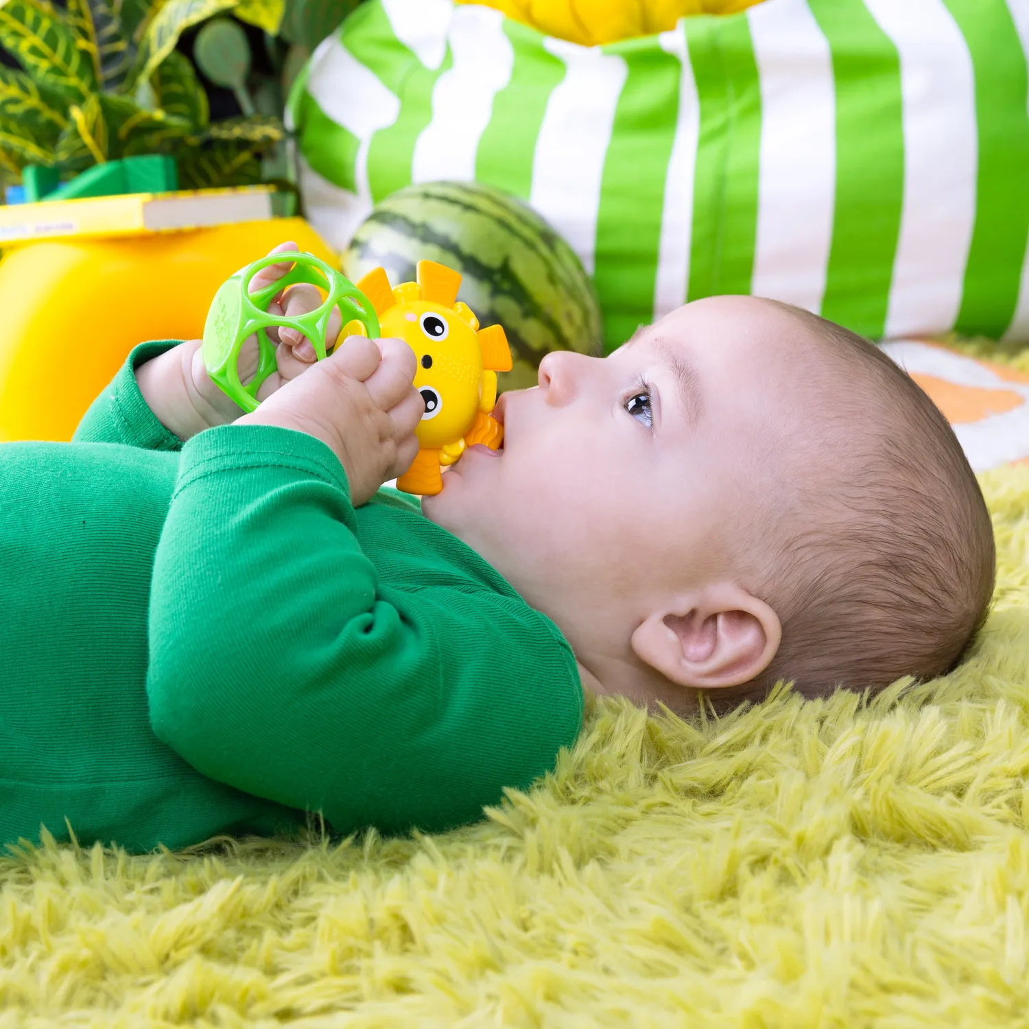 Bright Starts Soother Pals Beissspielzeug 2er Pack flexibel