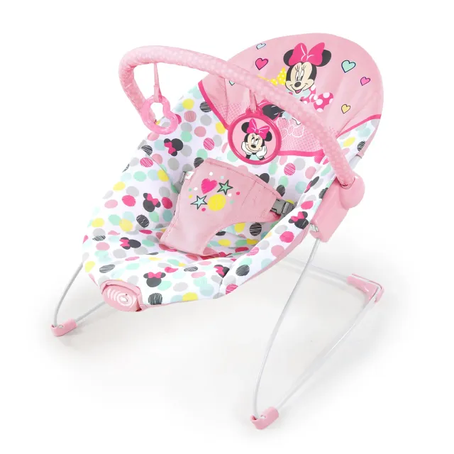 Bright Starts Minnie Mouse Babywippe Spotty Dotty Vibration