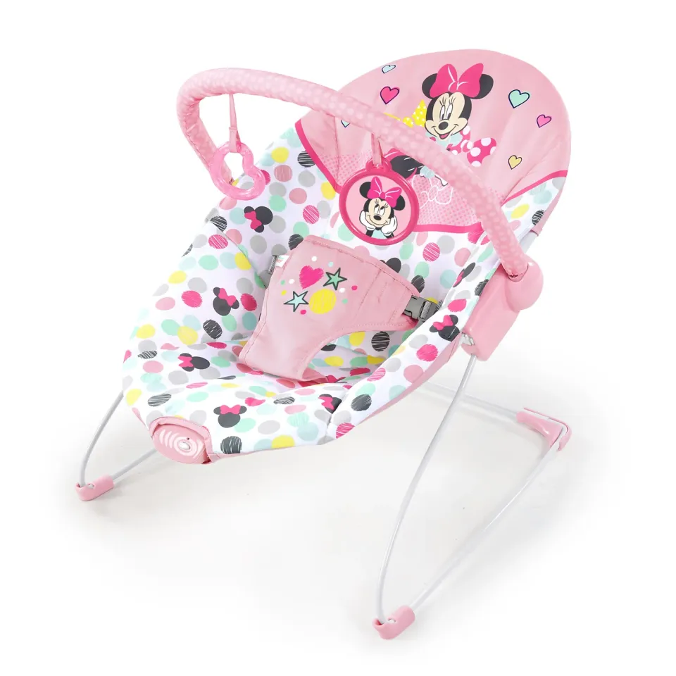 Bright Starts Minnie Mouse Babywippe Spotty Dotty Vibration
