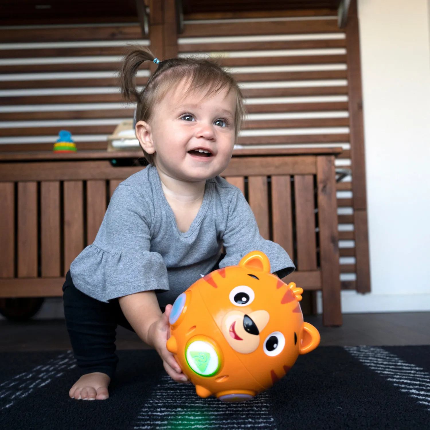 Baby Einstein Tinkers Crawl Along Krabbelspielzeug Tiger mit Musik
