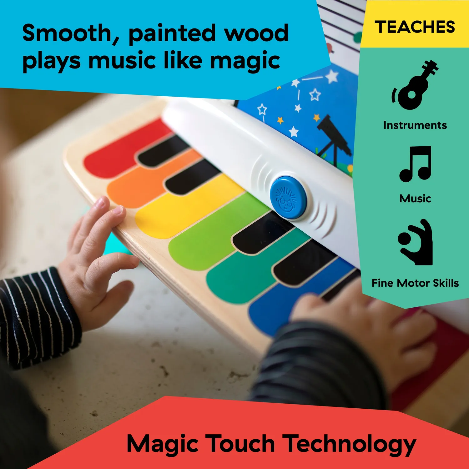 Baby Einstein Magic Touch Piano Holzklavier mit Noten