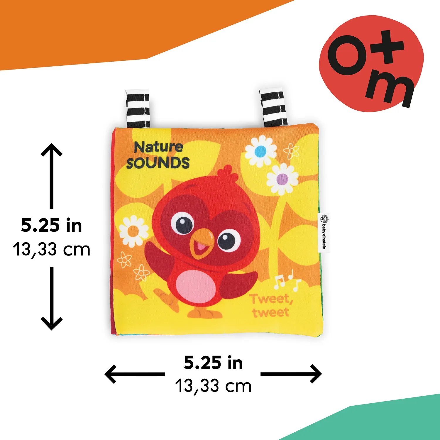 Baby Einstein Nature Sounds Stoffbuch Softbuch mit Rassel ab 0 Monate