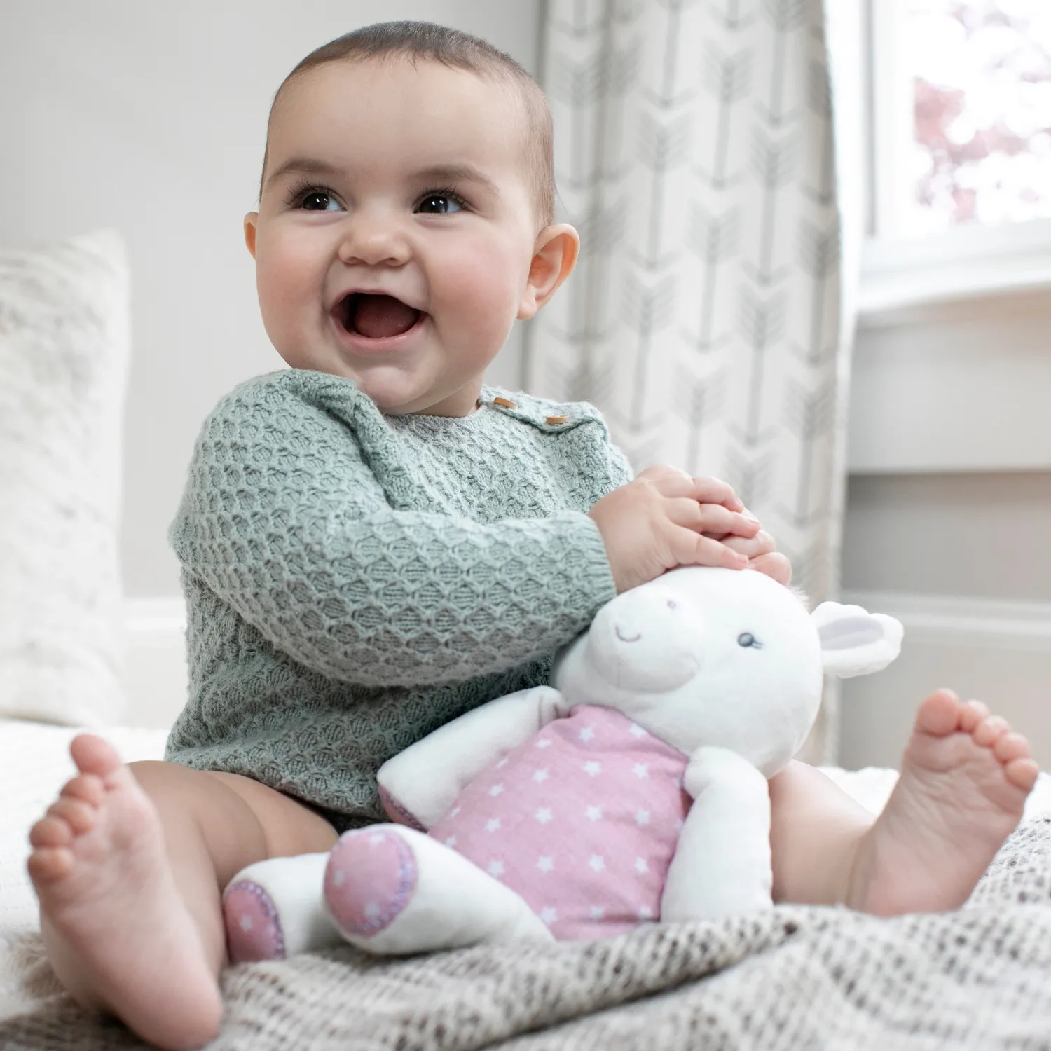 Ingenuity Shimmi Einhorn Kuscheltier Plüsch 33 cm für Babys