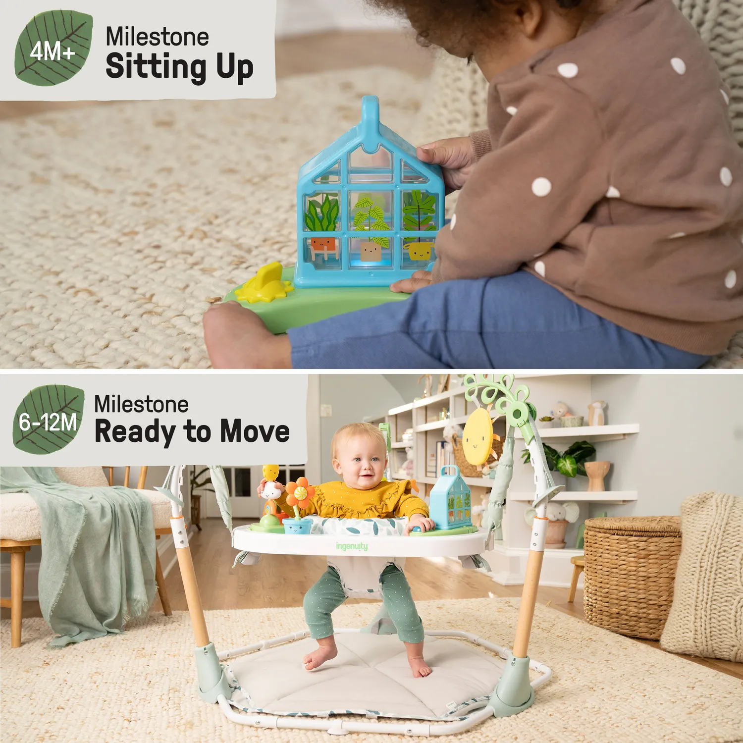 Ingenuity Tummy-to-Toes 6-in-1 Spielcenter 0-48 Monate
