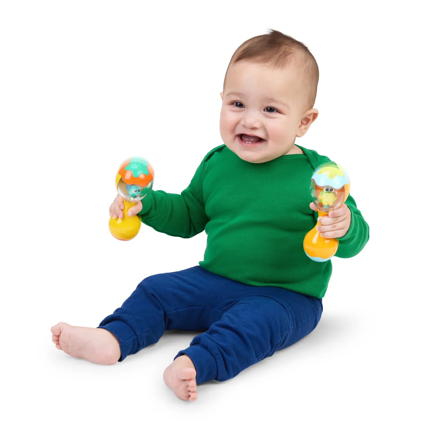Bright Starts Rockin' Maracas Rassel 2er-Set sanft