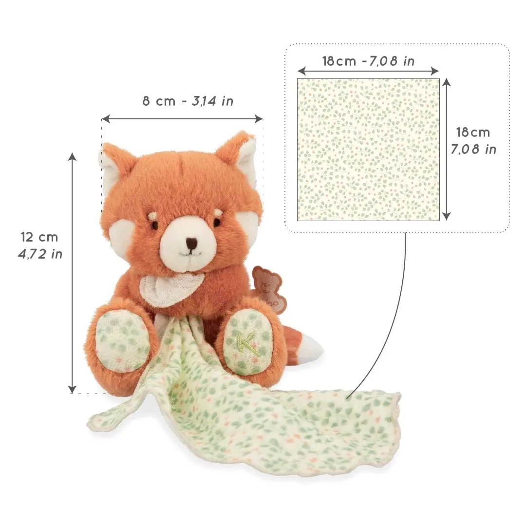 Kaloo Les Amis Kuscheltier Roter Panda 12 cm mit Tuch