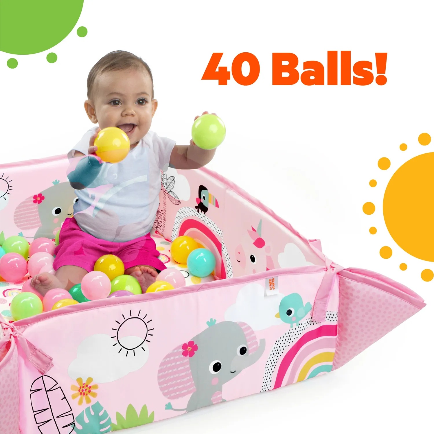 Bright Starts 5-in-1 Your Way Ball Play Bällebad Regenbogen