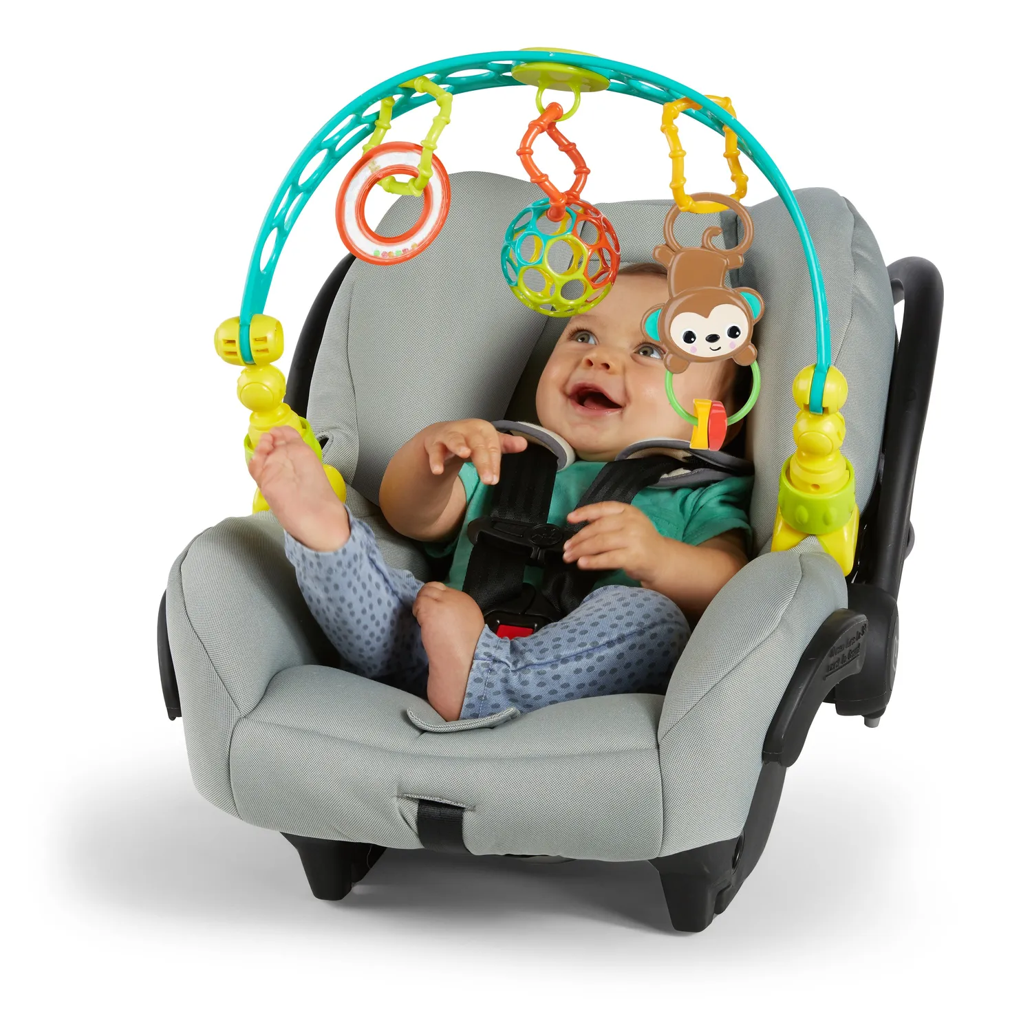 Bright Starts Oball Flex n Go Spielbogen Affe verstellbar
