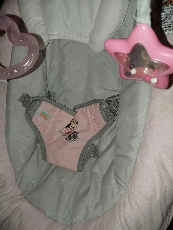 Bright Starts Minnie Rosy Skies Babywippe rosa