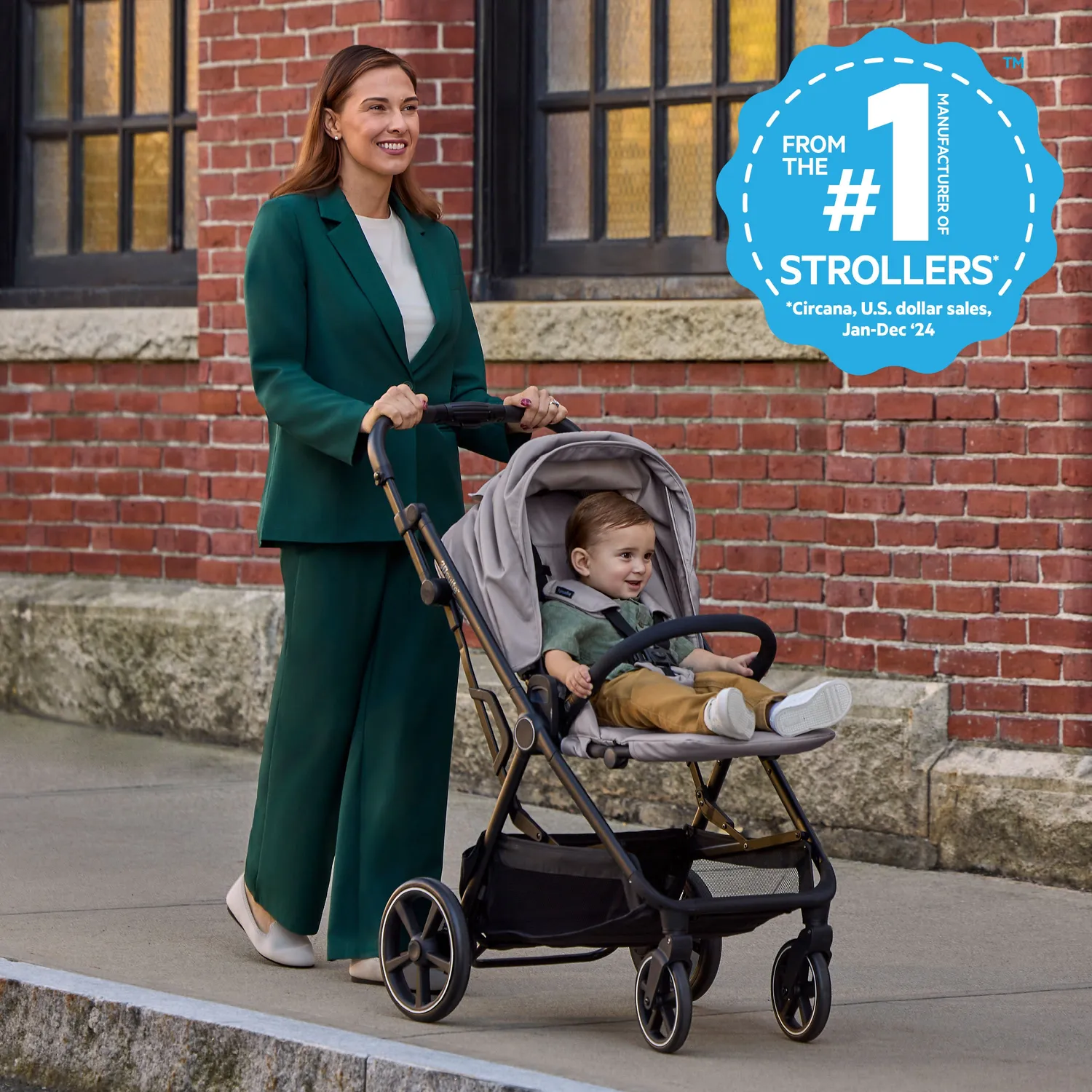 Ingenuity 3DSuite Cashew Kinderwagen modular wendbar