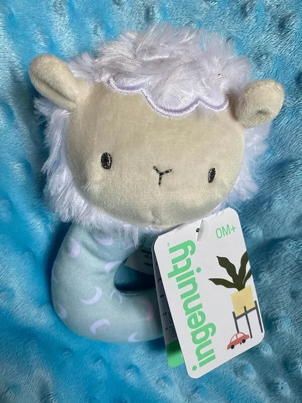 Ingenuity Sheppy the Sheep Ringrassel Plüsch sanft