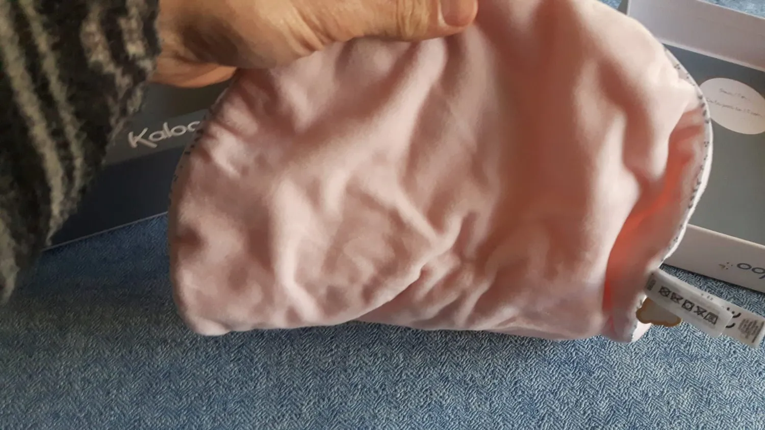 Kaloo Perle Häschen Stofftier rosa 20 cm mit Geschenkbox