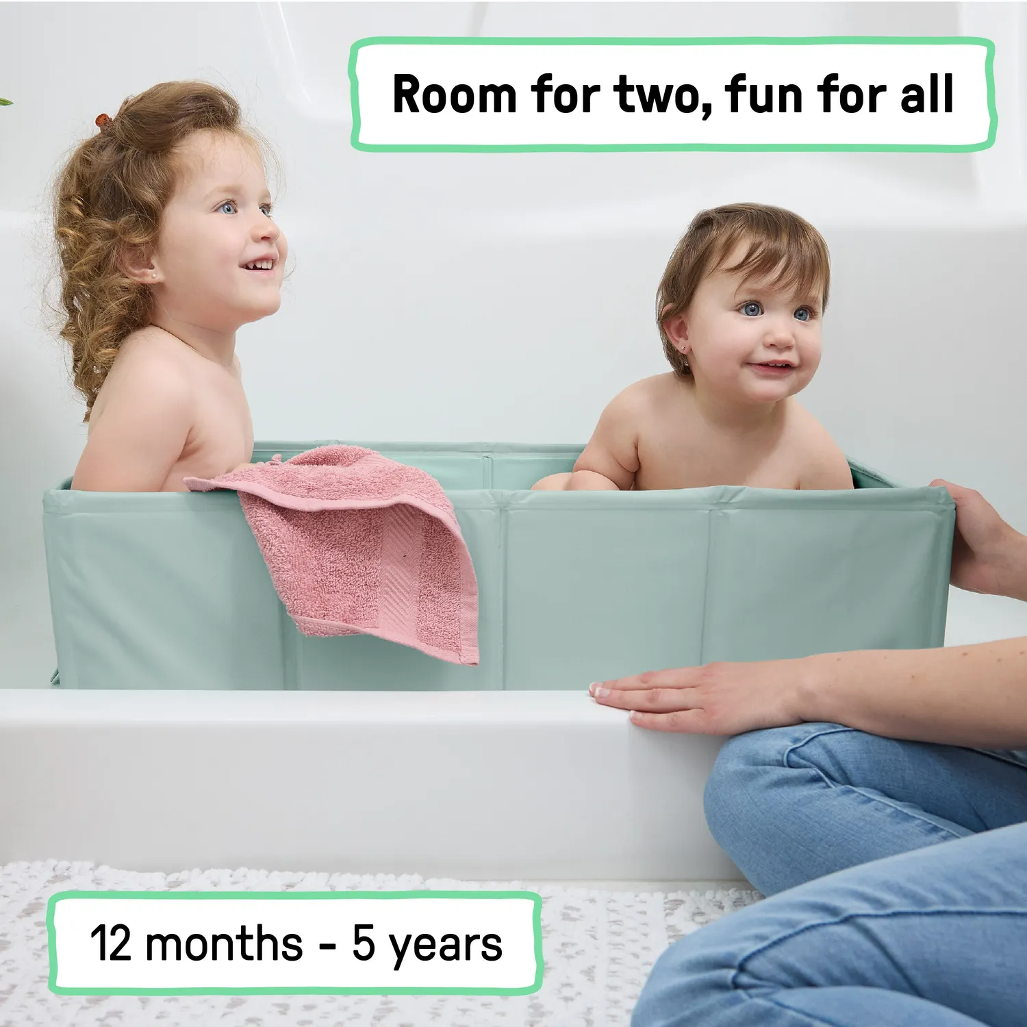 Ingenuity Tuckaway Babybadewanne faltbar Sage