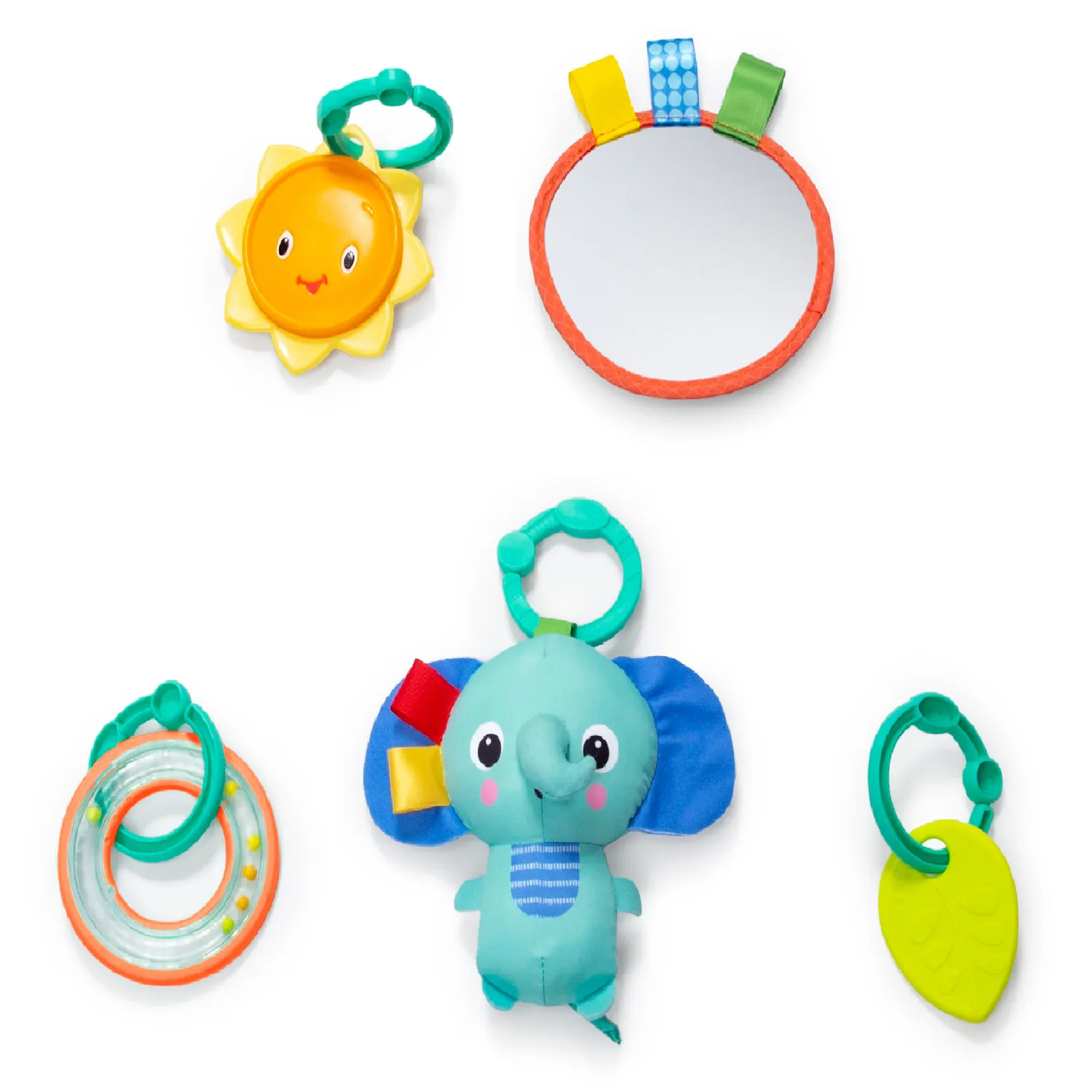 Bright Starts Wild Wiggles Spieldecke Baby waschbar grün