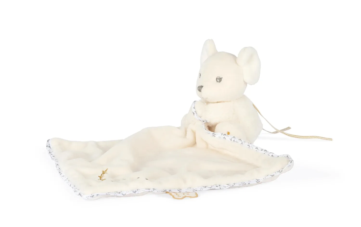 Kaloo Perle Maus Kuscheltier 20 cm creme Geschenkbox