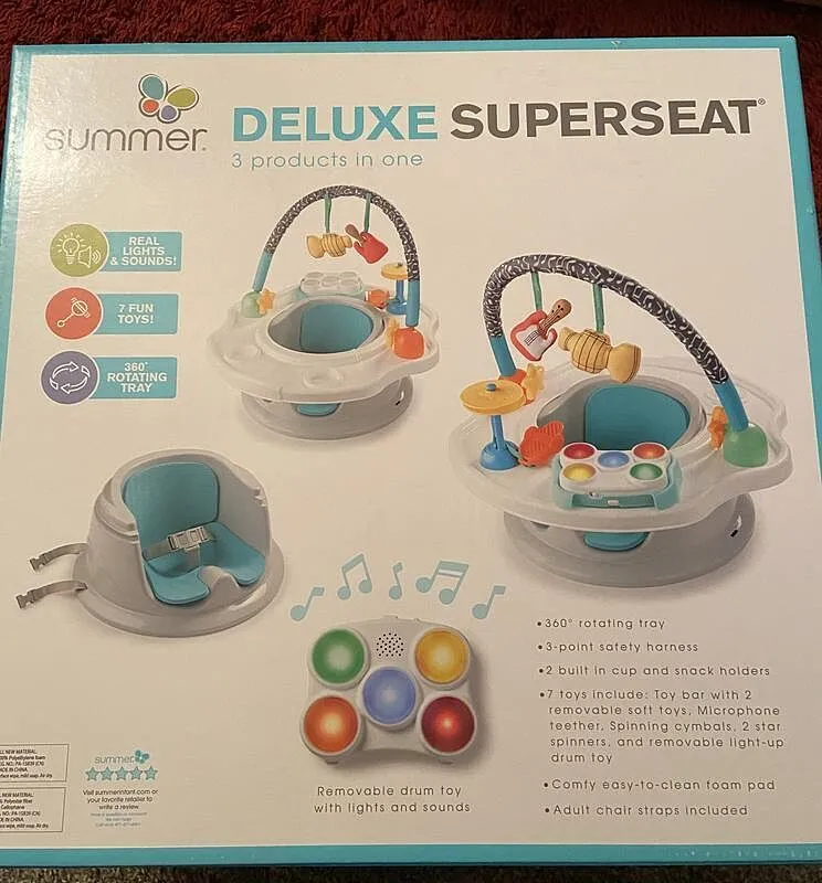 Summer Deluxe SuperSeat Baby Beats 3in1 Babysitz