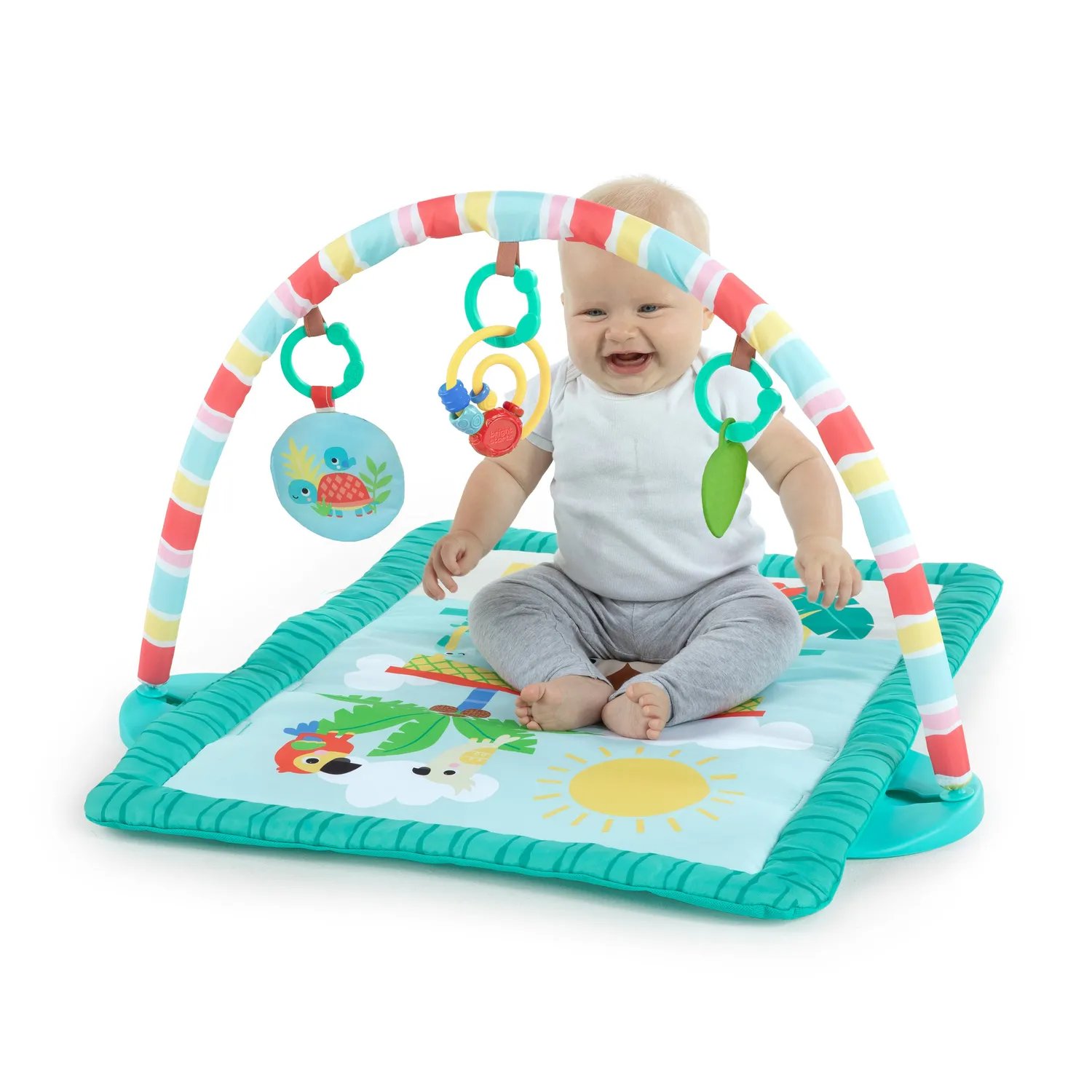 Bright Starts Tiki Toy Bar Spielmatte mit Spielbogen