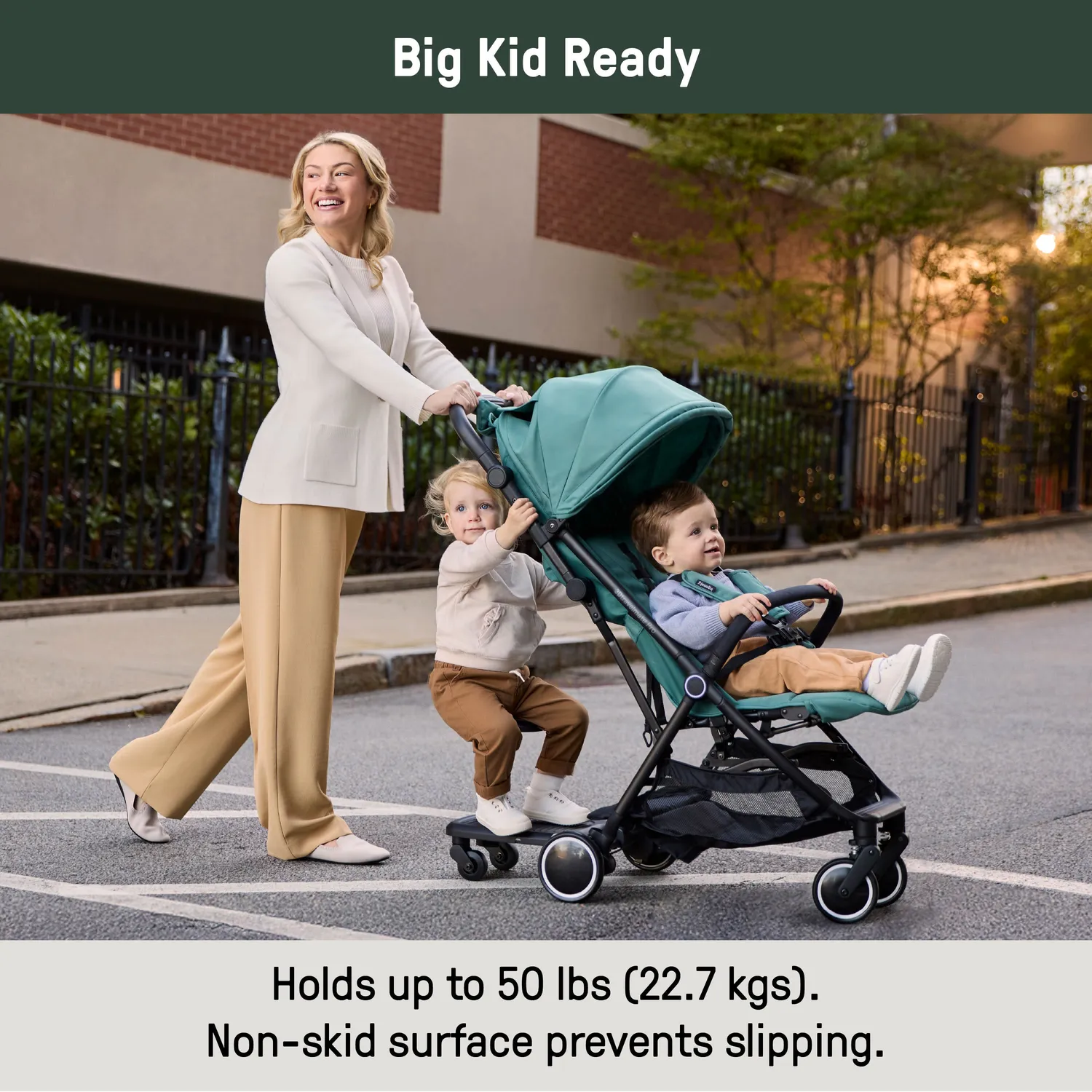 Ingenuity FoldAway Trittbrett mit Sitz für Kinderwagen