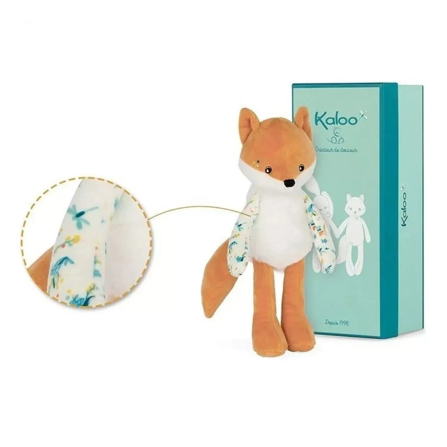 Kaloo Fripons Leonard Fuchs Kuschelpuppe 25 cm waschbar